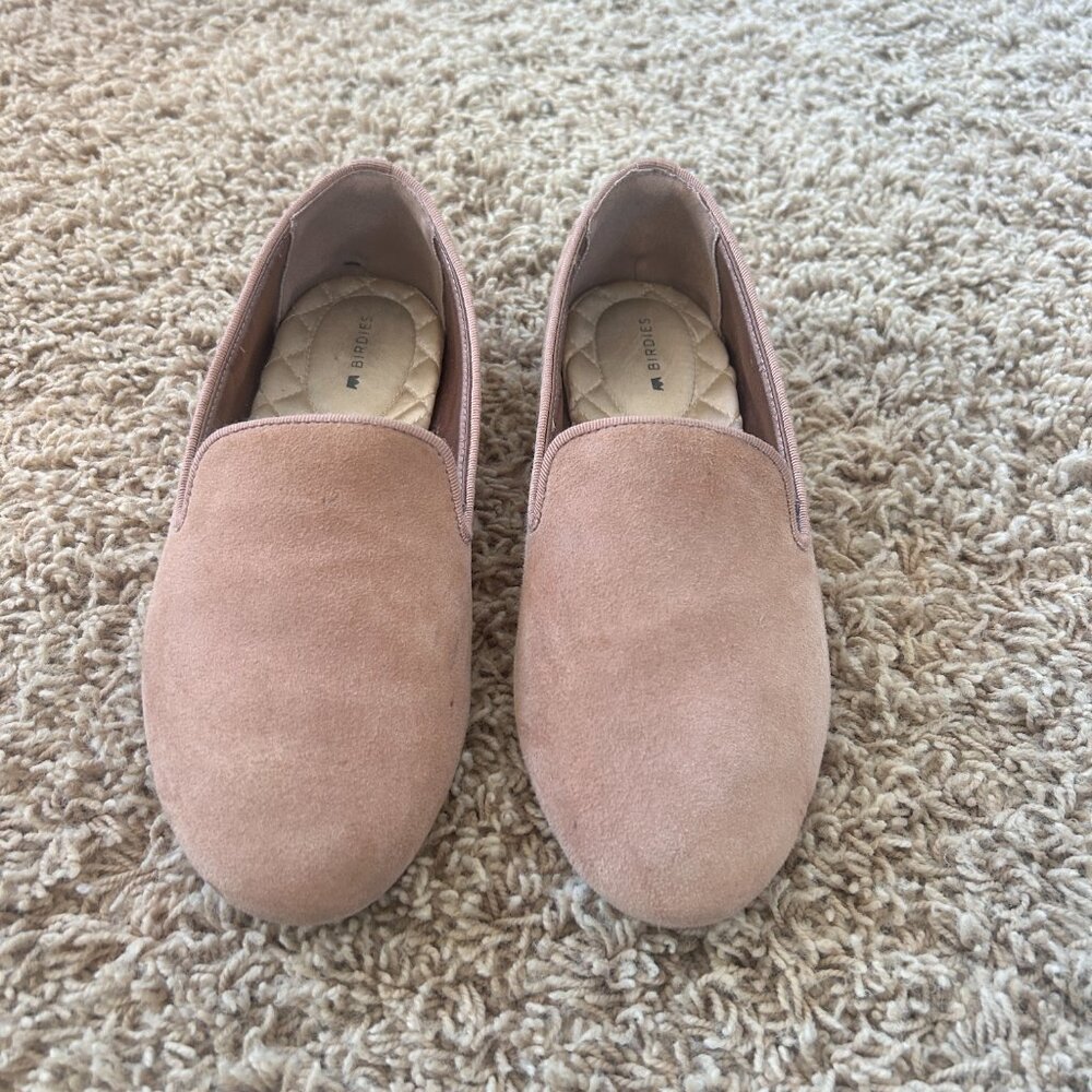BIRDIES The Starling Loafers in Women's Size 6 in Latte Suede - Picture 2 of 9